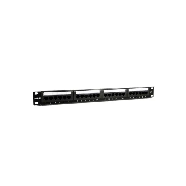 S-LINK SL-F624 Cat6 Patch Panel 24-Port UTP 1U(1923)