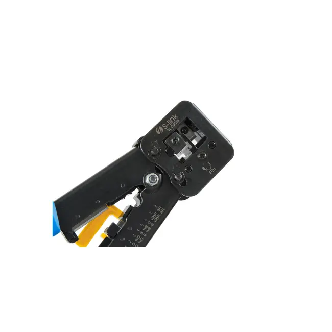S-LINK SL-830W RJ45/RJ11 ikili Pense  Yeni Nesil Kablo Ucu Konnektör Sıkma Pensesi(1923)