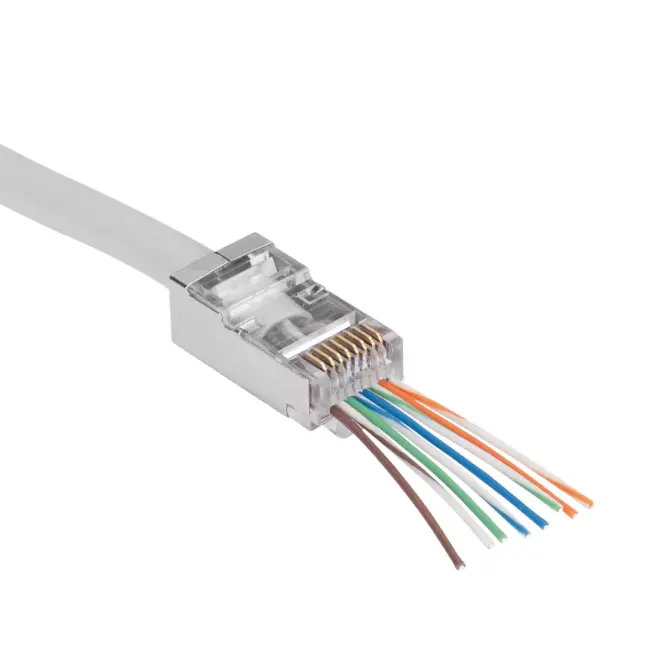 S-LINK SL-COB24P RJ45 Yeni Nesil JAC UTP CAT6 Metal (100lü PAKET)(1923)