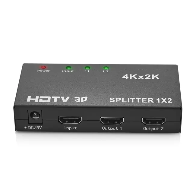 ENKADO EKD-HS12 HDMI Çoklayıcı 1Giriş 2Çıkış (1PC-2Monitör)(1923)