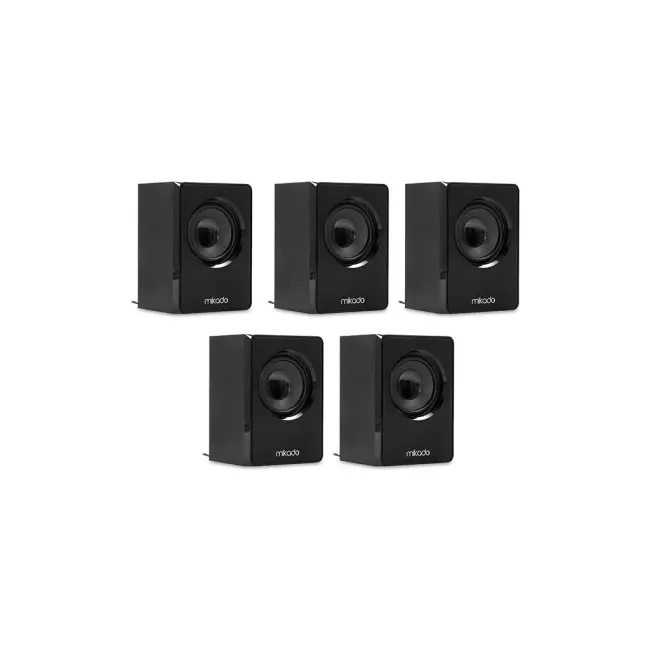 MIKADO MD-505 70W 5+1 Masaüstü FM/BT/SD/USB Siyah Kasa Speaker(1923)