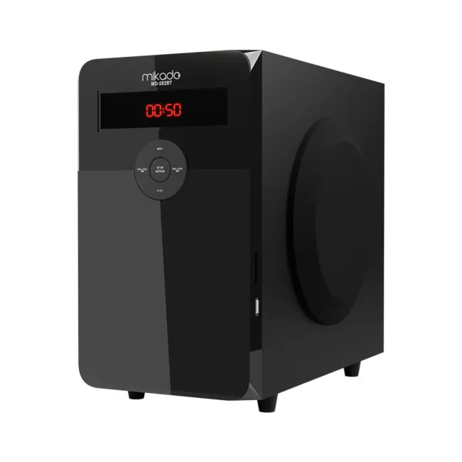 MIKADO MD-582BT 110W 5+1 Masaüstü USB/SD/FM/Bluetooth Siyah Kasa Ev Sinema Sistemi(1923)