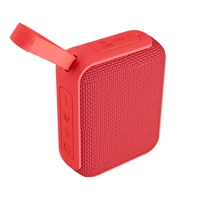 ASONIC AS-03 KIRMIZI 5W BT/USB/TF/TWS 1200mAh Batarya Bluetooth V5.3 Kablosuz Taşınabilir Speaker(1923)