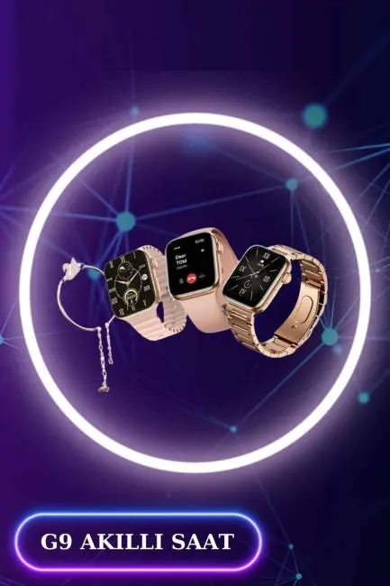 3 Kordonlu Dokunmatik Ekran Akıllı Saat ve 2.Nesil Kablosuz Bluetooth Kulaklık ANC/ENC