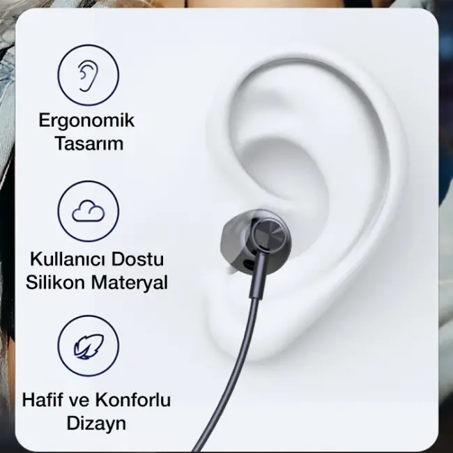 ALLY Boyun Askılıklı Kablosuz 2.4G Canlı Yayın Kulaklığı Bluetooth Kulakiçi Kulaklık-(5775)