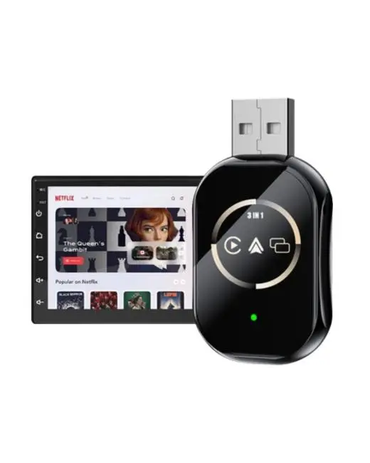 Kablosuz CarPlay Android Auto Adaptörü Otomatik Eşleşme