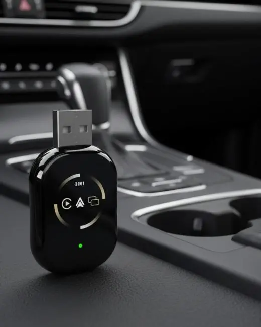 CarPlay Destekli Araçlar İçin Kablosuz Android Auto Dönüştürücü