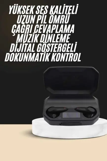 Kulak İçi Bluetooth Kulaklık Rgb Işıklı Çift Mikrofonlu iOS/Android Uyumlu BT 5.2