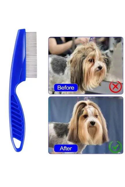 4'lü Bit Evcil Hayvan Tarak Seti Kedi Köpek Bit Tarak Seti Pire Tarağı