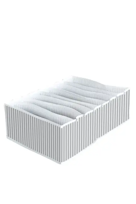 8 Bölmeli  Xl Pratik Bölmeli Çekmece Düzenleyici Organizer(iç Çamaşırı Kravat Çorap Düzenleyici)