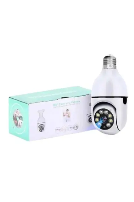 Wifi Güvenlik Kamerası 360 Derece Dönebilen Harekete Duyarlı Gece Görüşlü Ampul