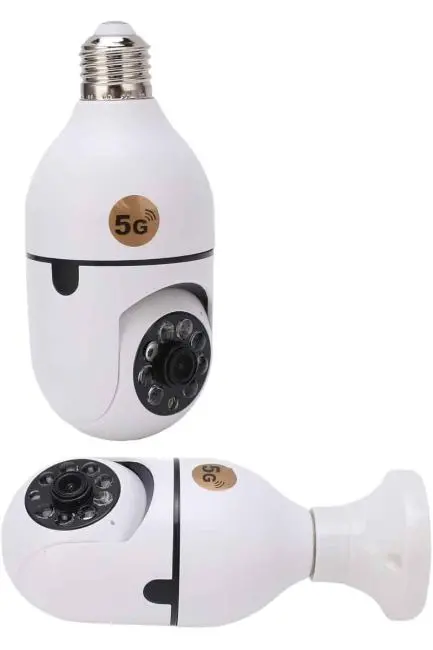 Wifi Güvenlik Kamerası 360 Derece Dönebilen Harekete Duyarlı Gece Görüşlü Ampul