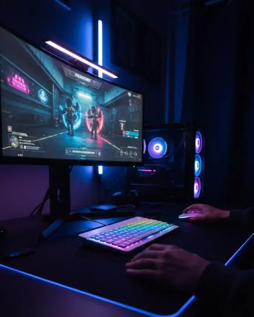 Bluetooth Klavye Mouse Seti Aydınlatmalı Türkçe Q Ergonomik Tasarım