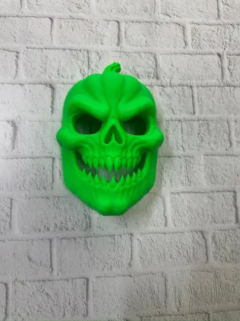 Yeşil Korku Temalı Maske Cadılar Bayramı Dekor