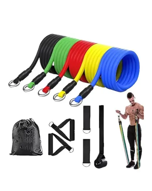Taşınabilir Kapı Askılı Egzersiz Bandı Seti Ev ve Seyahat Kullanımı