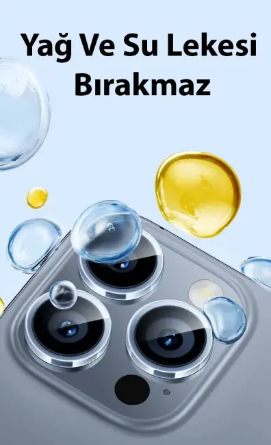 Baseus iPhone 15/15 Plus için Sapphire Serisi HD Cam Kamera Koruyucu-(5775)