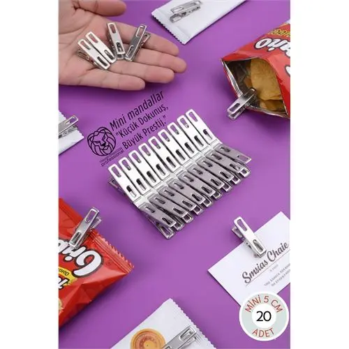 20\'li Set Premium Metal Mini Mandal - 5 cm Çok Amaçlı Sunum Paketleme ve Dekoratif Düzenleyici