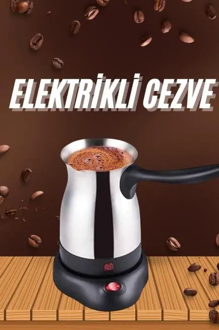 Elektrikli Türk Kahvesi Makinesi Elektrikli Cevze Telveli