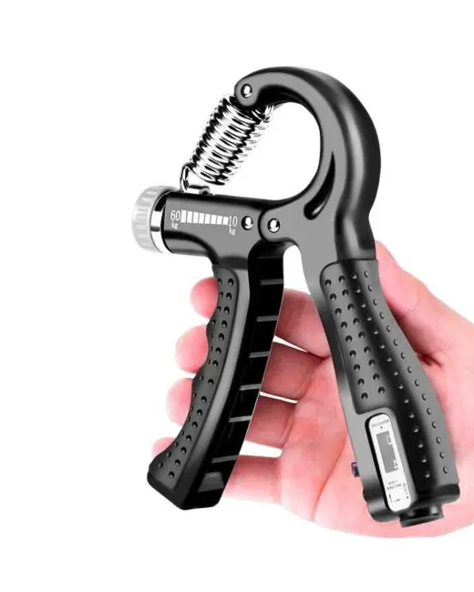 Ayarlanabilir El Yayı 5–60 Kg Sayaçlı Taşınabilir Güç Egzersiz Aleti