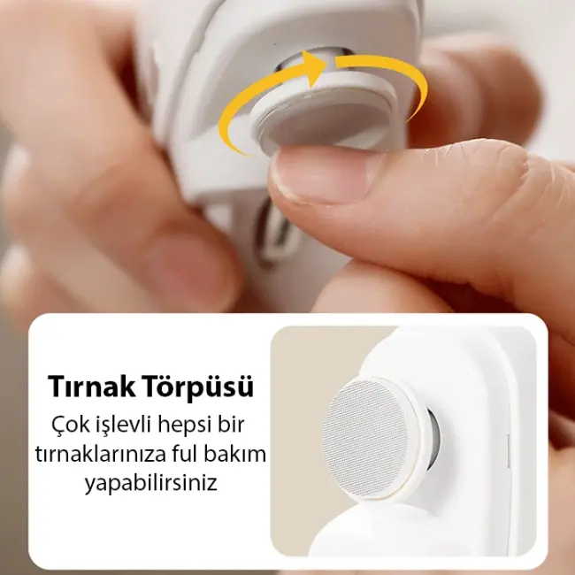 EZERE Elektrikli Tırnak Makası Ve Törpüsü otomatik tırnak makası-(5775)