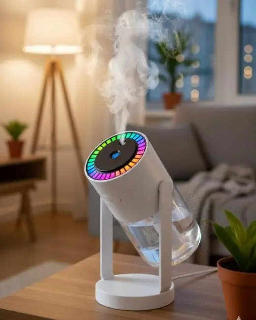 Gökyüzü Projektörlü Buhar Makinesi Ev Ofis ve Araç Uyumlu