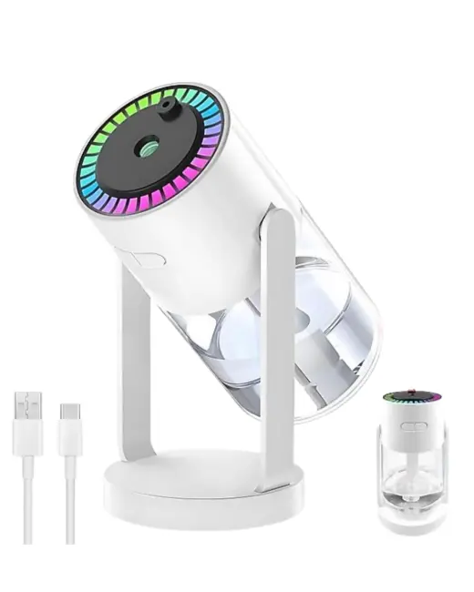 Yıldızlı Projektör Hava Nemlendirici Ultrasonik Buhar ve RGB Işık
