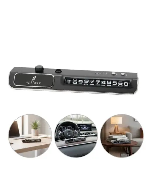 Araç Ön Cam Nemlendirici Telefon Numarası Gösterme Aparatı LED Işıklı