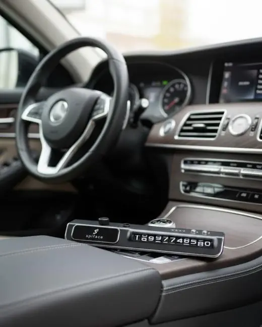 LED Ekranlı Nemlendirici Araç Park İletişim Numarası Gösterici