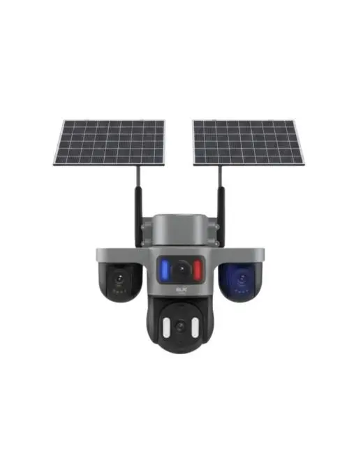 Çoklu Lensli 9MP Solar Güvenlik Kamerası 4G SIM Kart Destekli