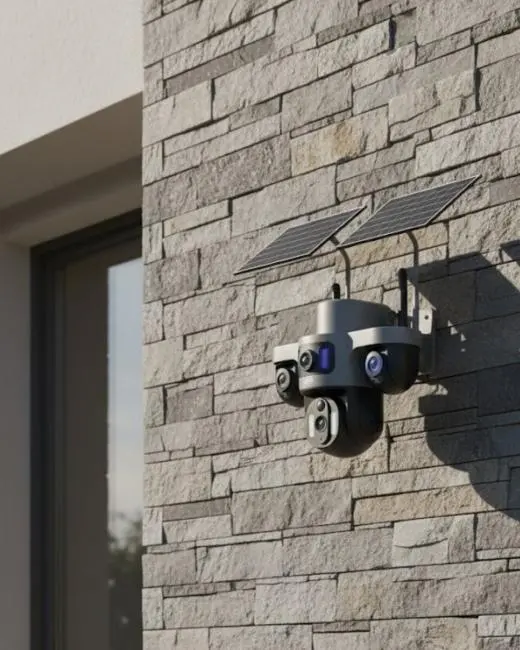 Kablosuz Solar IP Güvenlik Kamerası 12000mAh Bataryalı ve Hareket Algılamalı