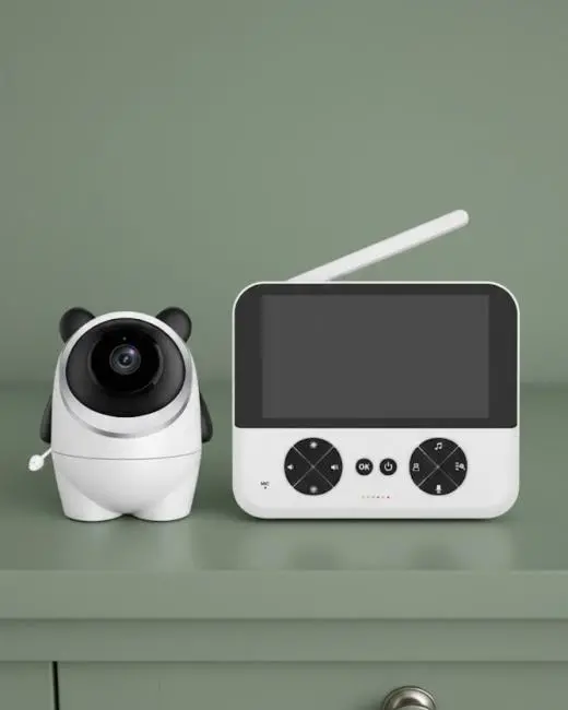 Kablosuz Bebek Kamera Sistemi Ninni ve Alarm Özellikli