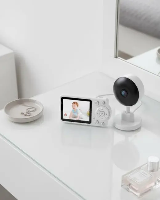 FHSS Teknolojili Güvenli Bebek Monitörü Net Görüntü