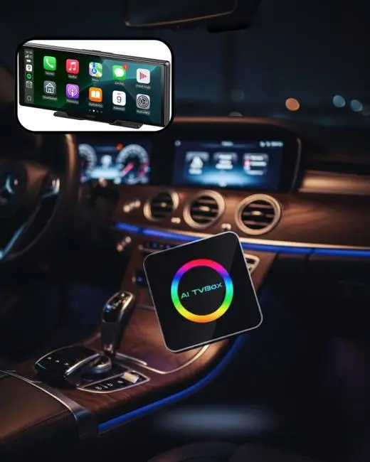 Araç İçin Kablosuz CarPlay Android Auto Multimedya Çözümü