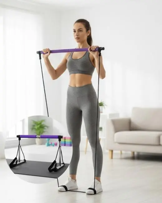 Pilates Bar Egzersiz Aleti Bilek Destekli Çok Yönlü Kullanım