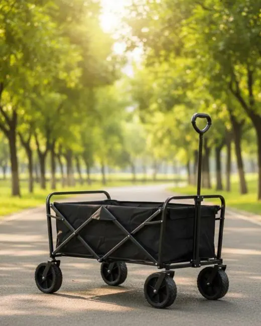 Büyük Kapasiteli Katlanır Kamp Arabası Taşınabilir Vagon