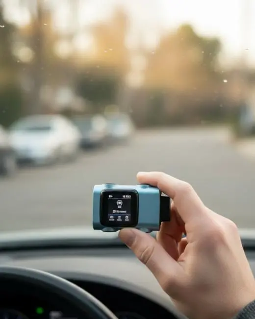 Kompakt Dash Kamera USB Şarj TF Kart Destekli