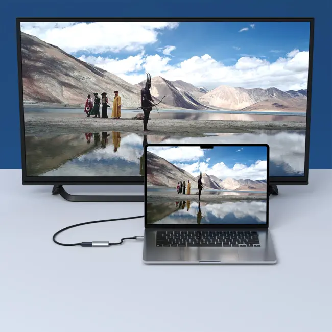 S-LINK SWV-USBC028 Type-C to HDMI Metal Çevirici(1923)