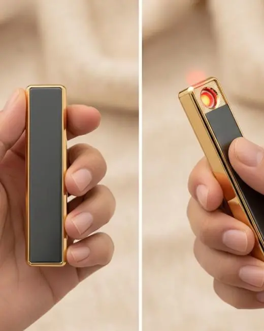 Kamp ve Dış Mekanlara Uygun Elektronik Çakmak – Güçlü Batarya Çevre Dostu