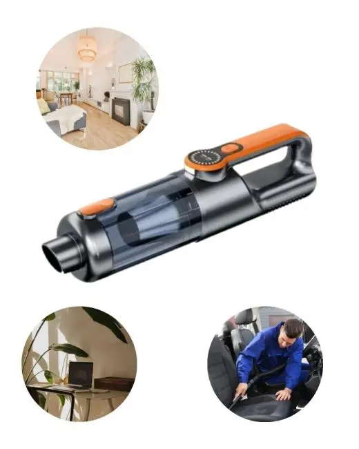 Kompakt Kablosuz Süpürge Güçlü Çekiş ve Düşük Ses Seviyesi