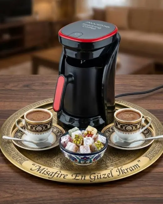 4 Fincan Kapasiteli Türk Kahvesi Makinesi Taşma Önleyici ve Enerji Tasarruflu