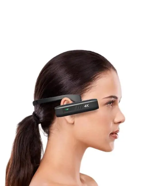 Mini Giyilebilir Vlog Kamera WiFi Uygulama Kontrol 4K Video Kayıt