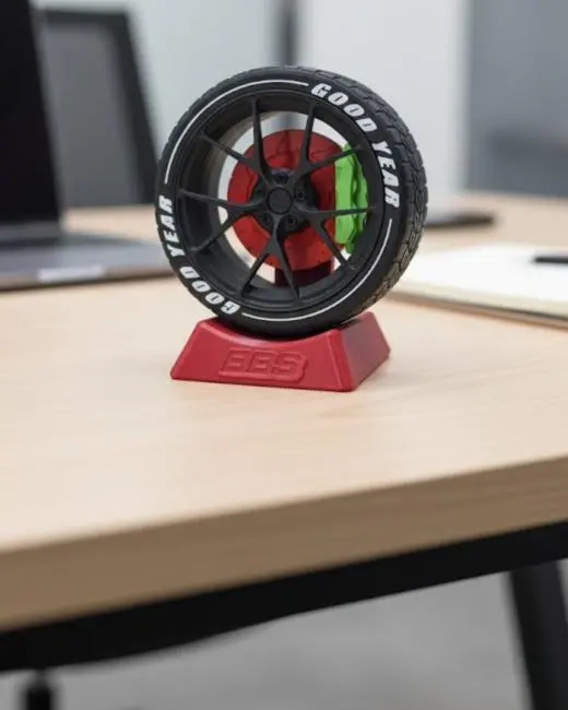 Spor Jant Modeli Ofis ve Home Office Dekoratif Obje