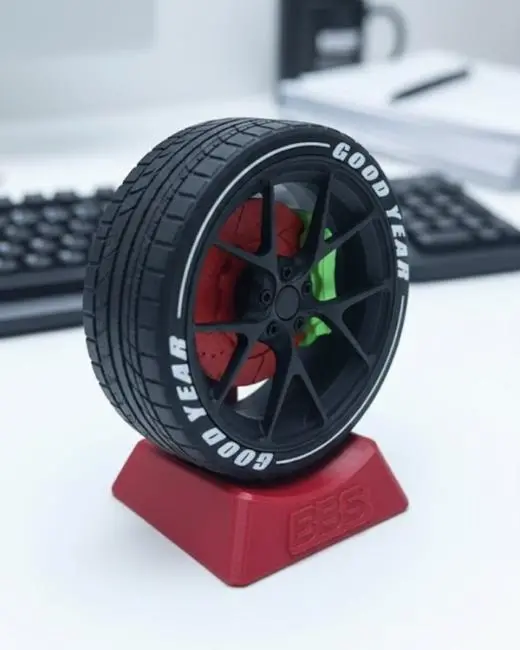 Otomobil Jant Görünümlü Ofis Masa Dekoru Hediye Seçeneği