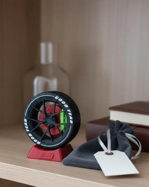 Otomobil Jant Görünümlü Ofis Masa Dekoru Hediye Seçeneği