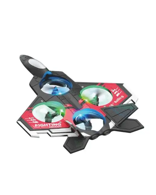 Uzaktan Kumandalı Drone Uçak LED Işıklı 360 Derece Akrobatik Hareket Özellikli