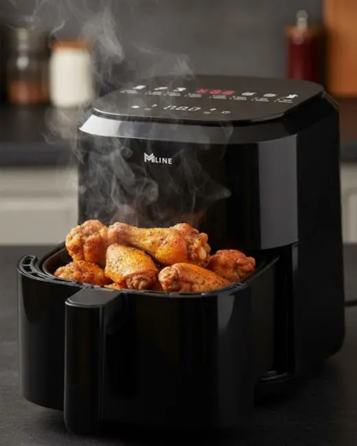 Yağsız Pişirme Teknolojili 4L Cam Hazneli Dokunmatik Airfryer 1360W