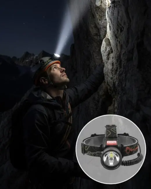 Çok Fonksiyonlu LED Kafa Feneri Ayarlanabilir Odaklı