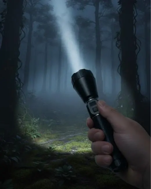 Profesyonel Şarjlı El Feneri Yüksek Parlaklık 9000mAh Bataryalı Set