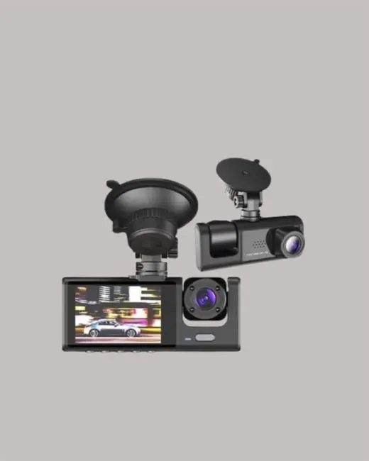 G-Sensörlü 3'lü Kayıtlı Araç Kamerası
