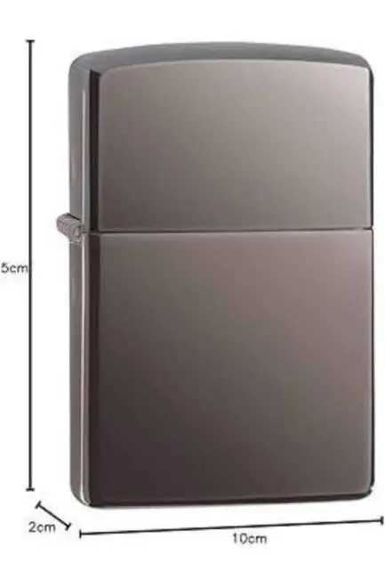 Hediyelik Zarif  Siyah Benzinli Çakmak